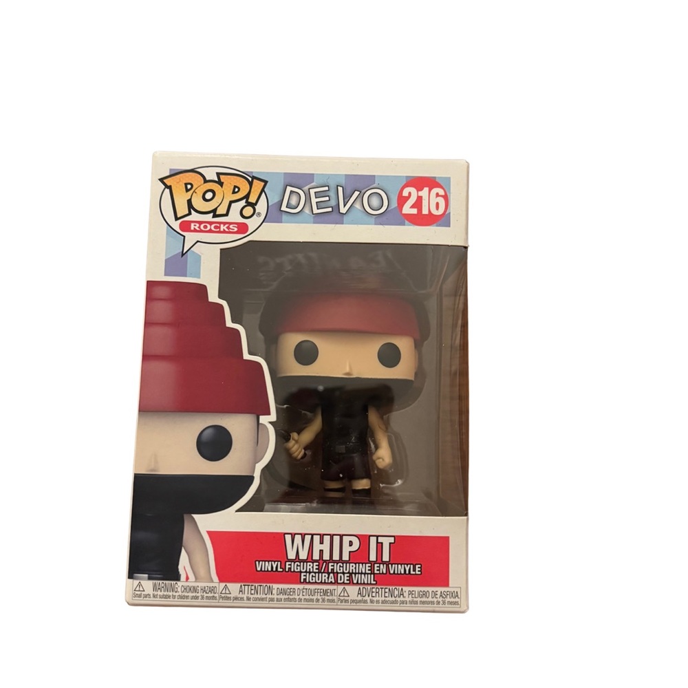 Funko Pop! Devo Whip It Figure with Red Hat